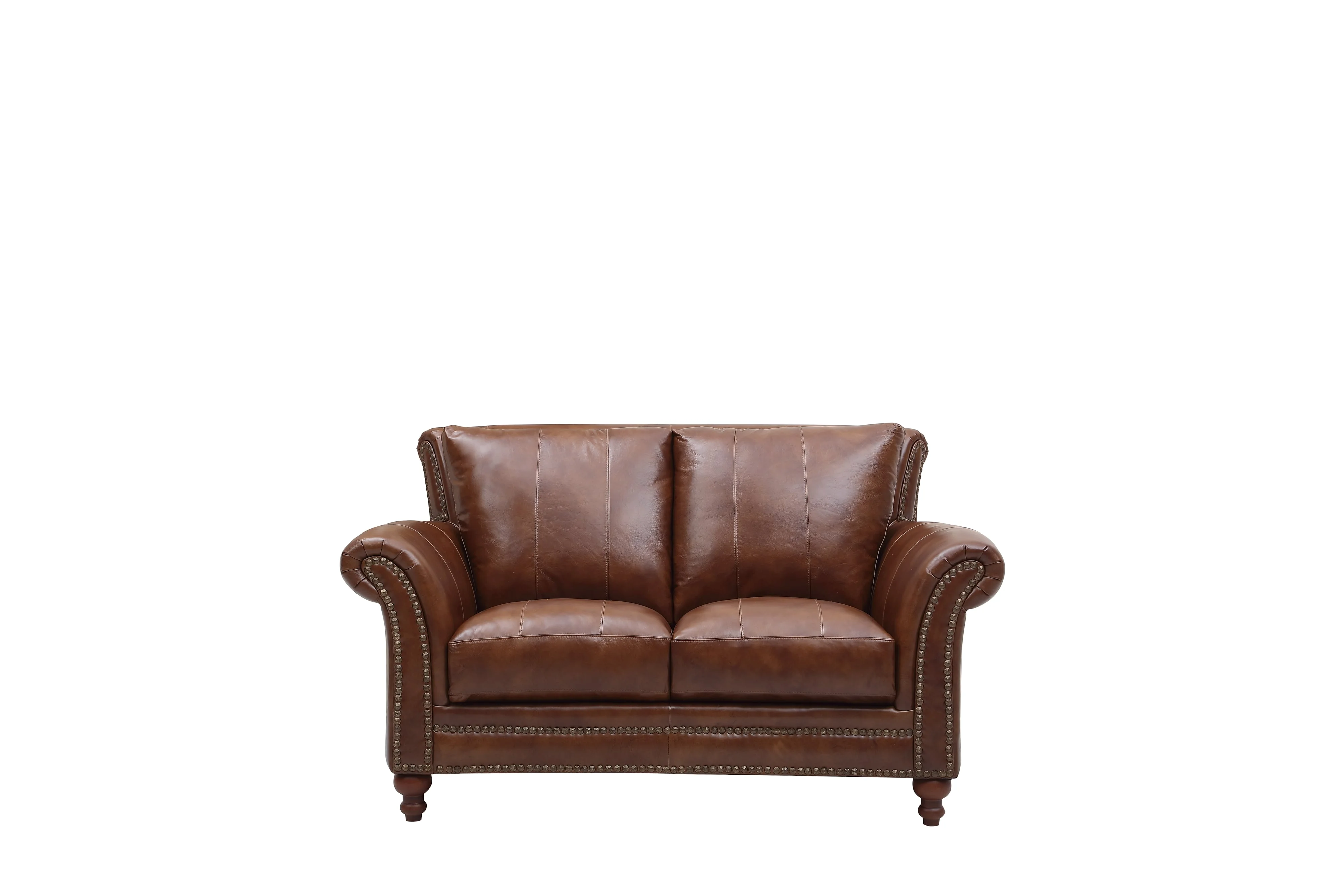 Leather Italia USA Butler 4001669 Traditional Butler Leather Sofa