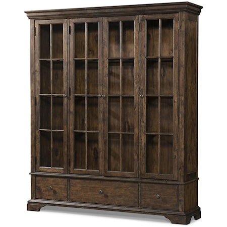 Monticello Display China Cabinet Top