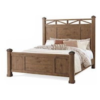 Farmhouse King Poster Bed