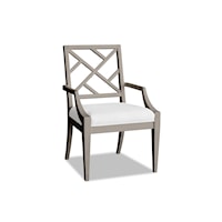 Coastal Upholstered Arm Chair