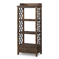 Traditional Etagere with Accented Sides