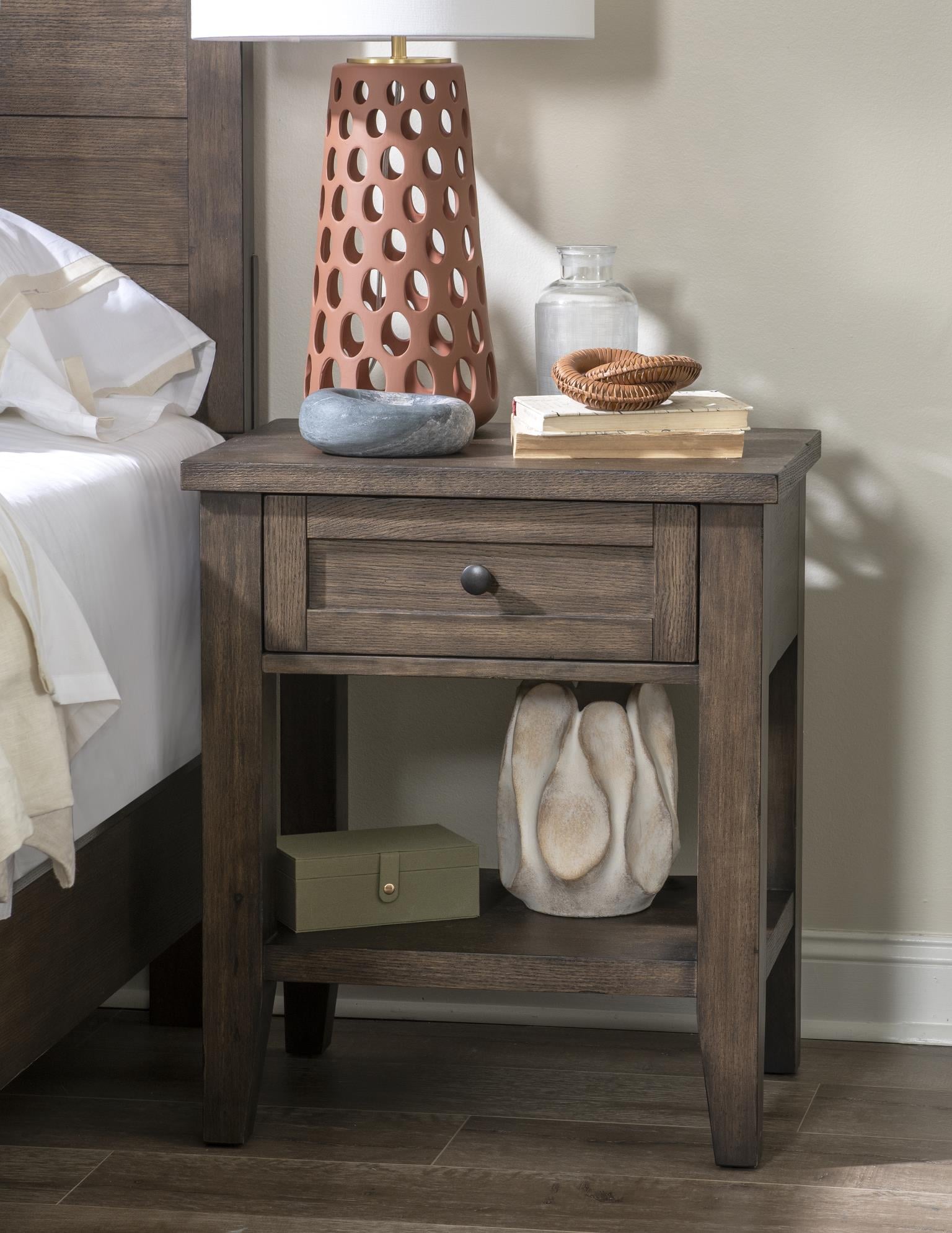 Trisha Yearwood Home Collection by Legacy Classic XXX's and OOO's 1-Drawer Nightstand
