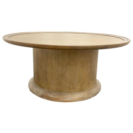 42" Round Pedestal Cocktail Table