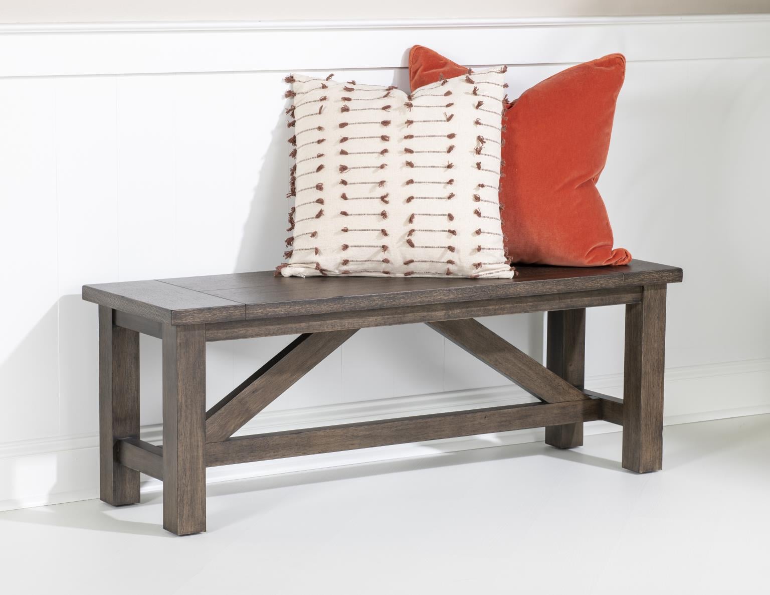 Trisha Yearwood Home Collection by Legacy Classic XXX's and OOO's Wooden Bed Bench