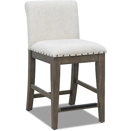 Upholstered Counter Height Stool