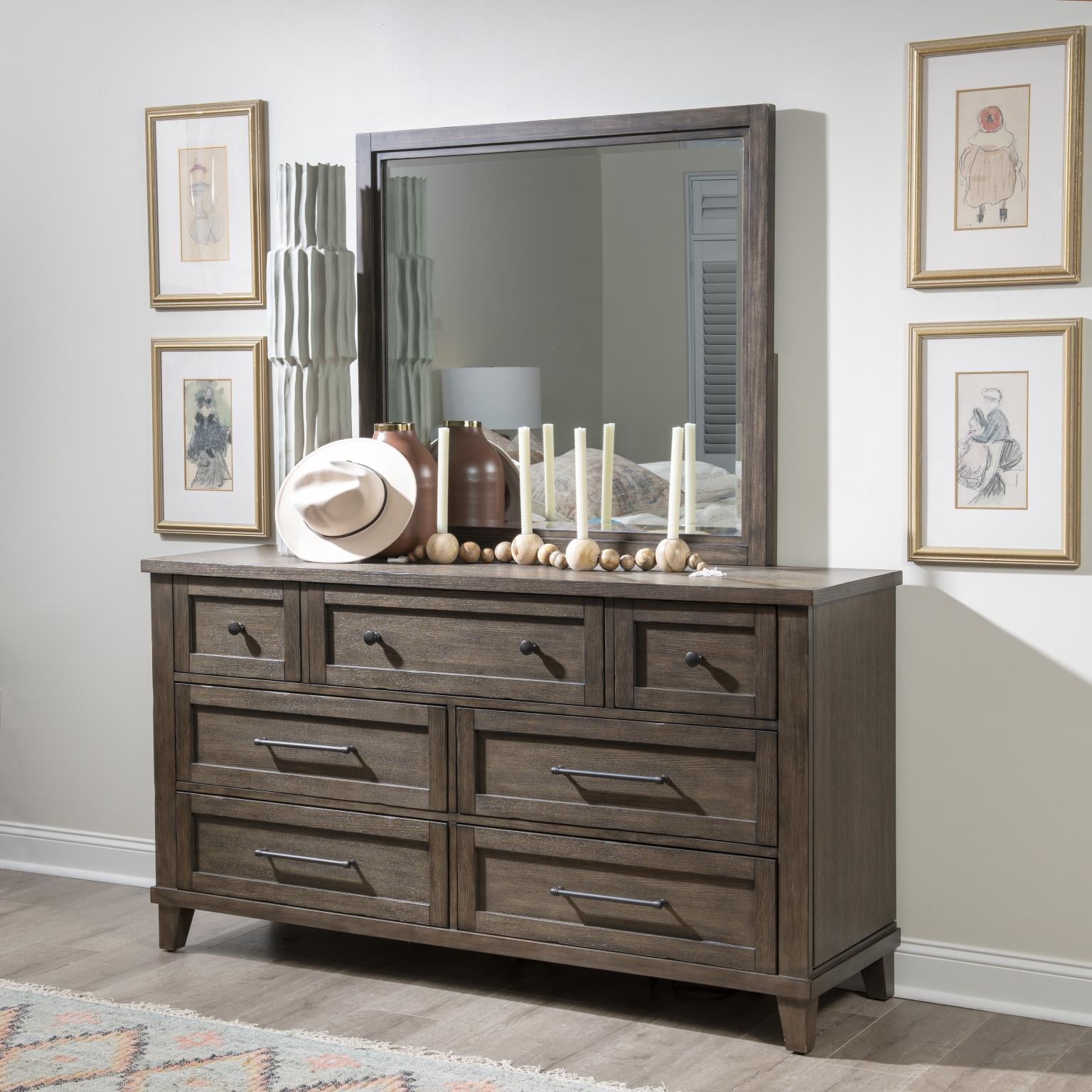 Trisha Yearwood Home Collection by Legacy Classic XXX's and OOO's Rectangular Mirror
