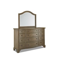 Traditional 12-Drawer Dresser with Jewelry Tray