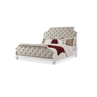Traditional Upholstered King Bed