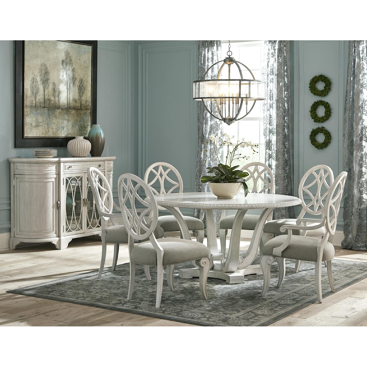 Trisha Yearwood Home Collection by Legacy Classic Jasper County Double Pedestal Dining Table
