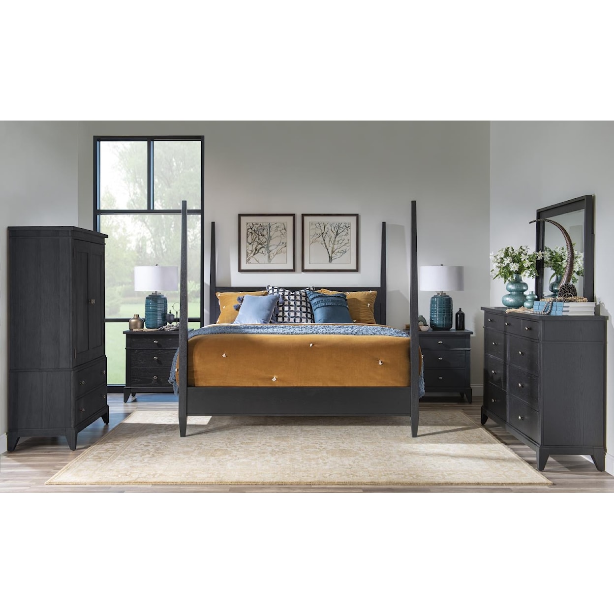 Trisha Yearwood Home Collection by Legacy Classic Today's Traditions Queen Poster Bed