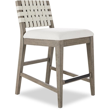 Woven Counter Height Stool