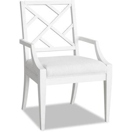 Coastal Upholstered Arm Chair