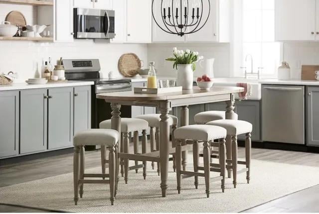 Trisha yearwood counter height table sale