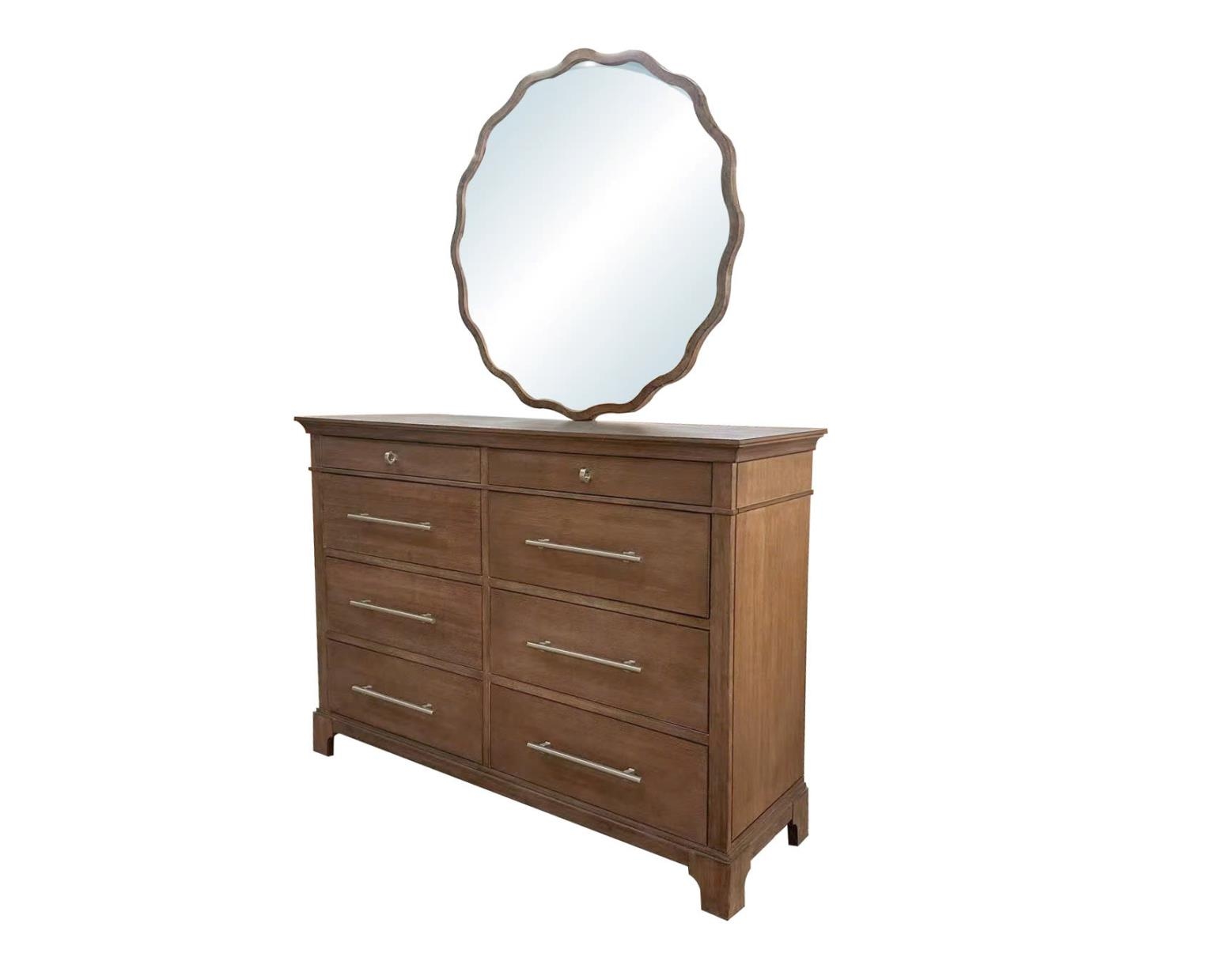 Trisha Yearwood Home Collection by Legacy Classic Harmony Round Dresser Mirror