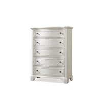 Traditional 5-Drawer Chest with Jewelry Tray