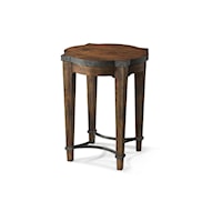 Traditional Gingko Round Chairside Table