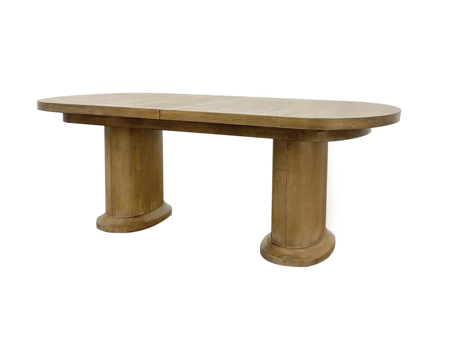80" Double Pedestal Extension Dining Table