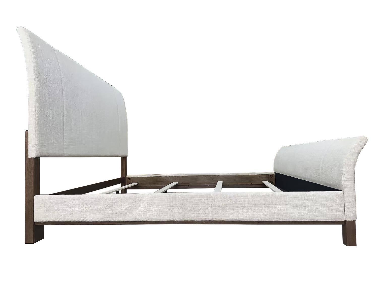 Upholstered Queen Sleigh Bed