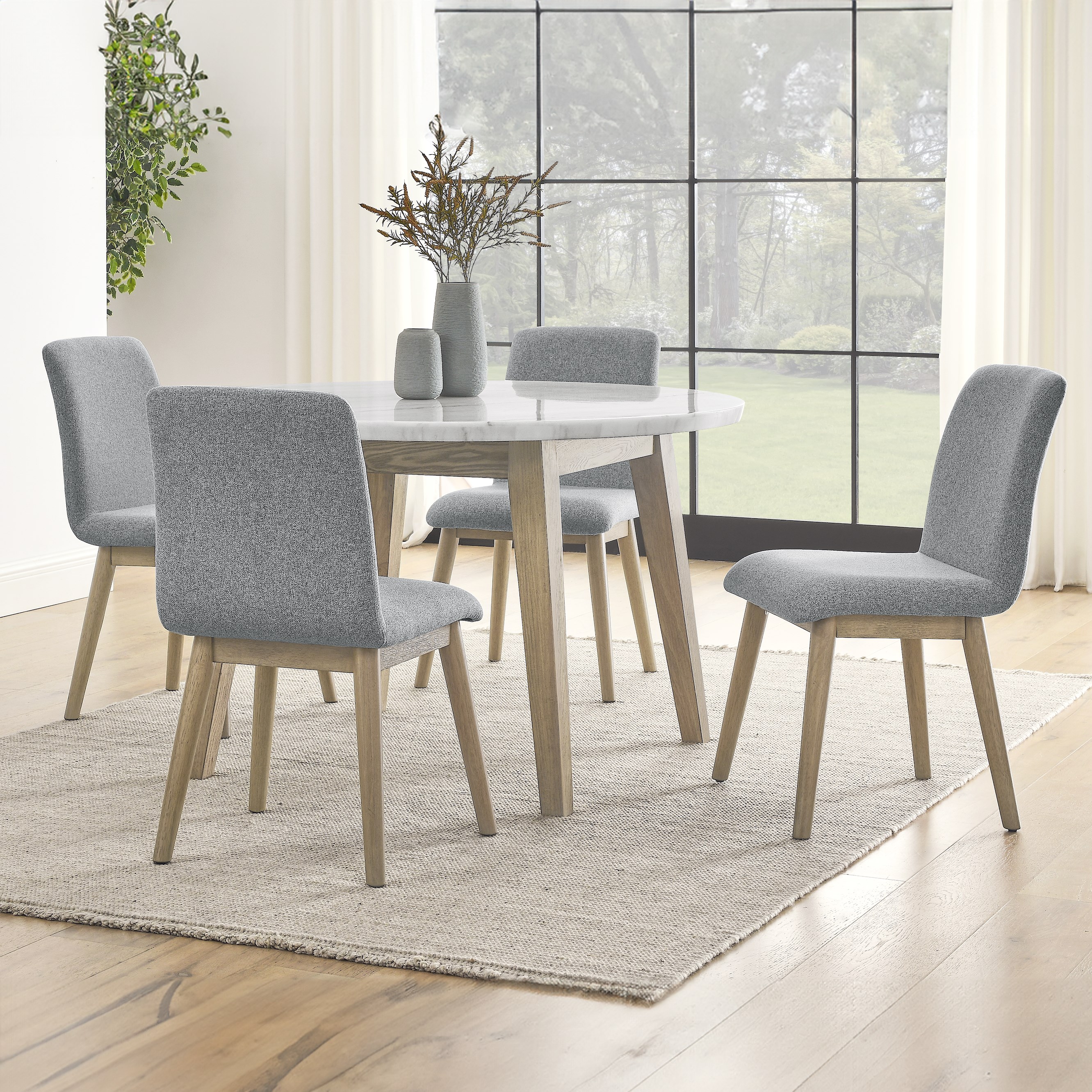 Vida Round 5Pc Dining Set