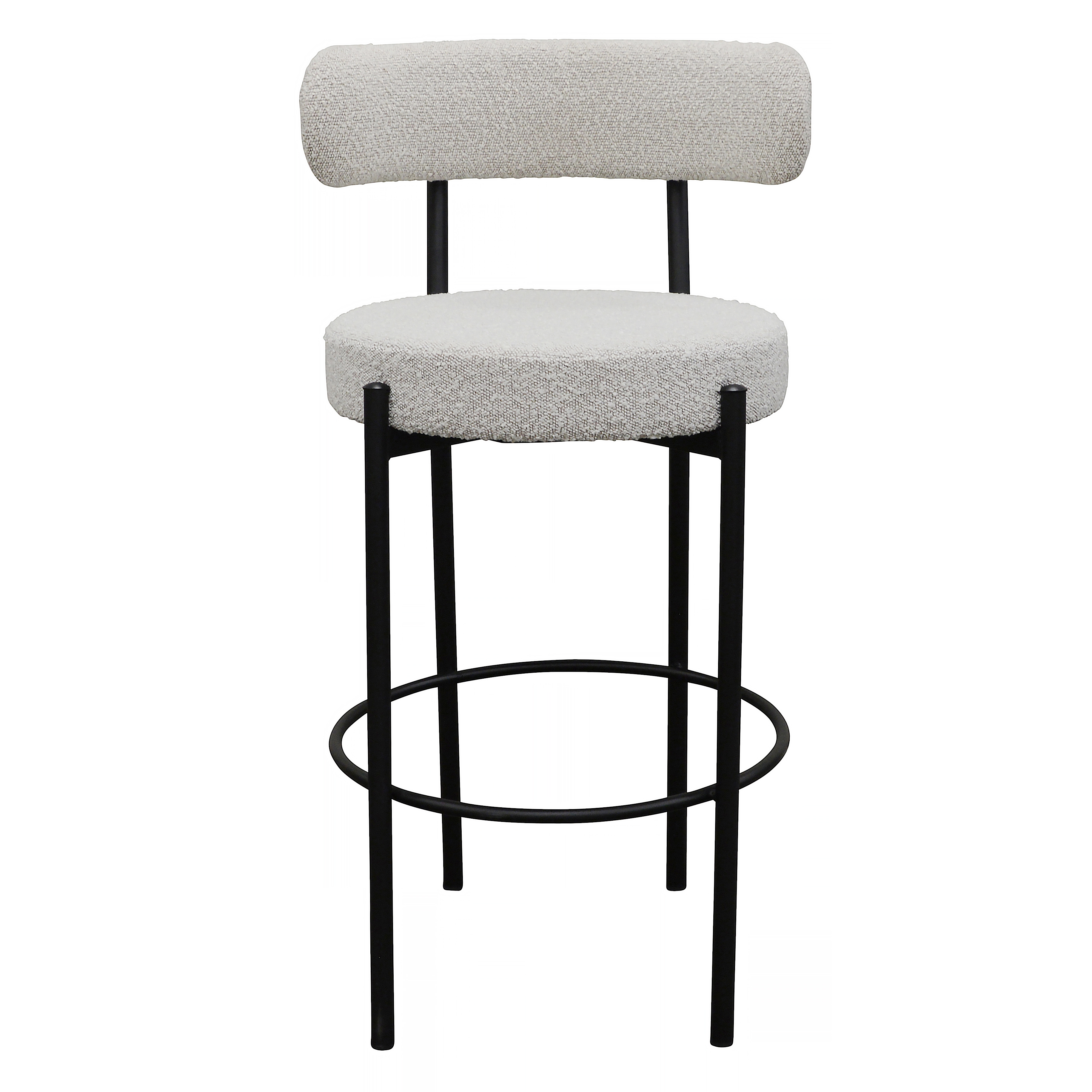 Upholstered Bar Chair w/Ergonomic Back