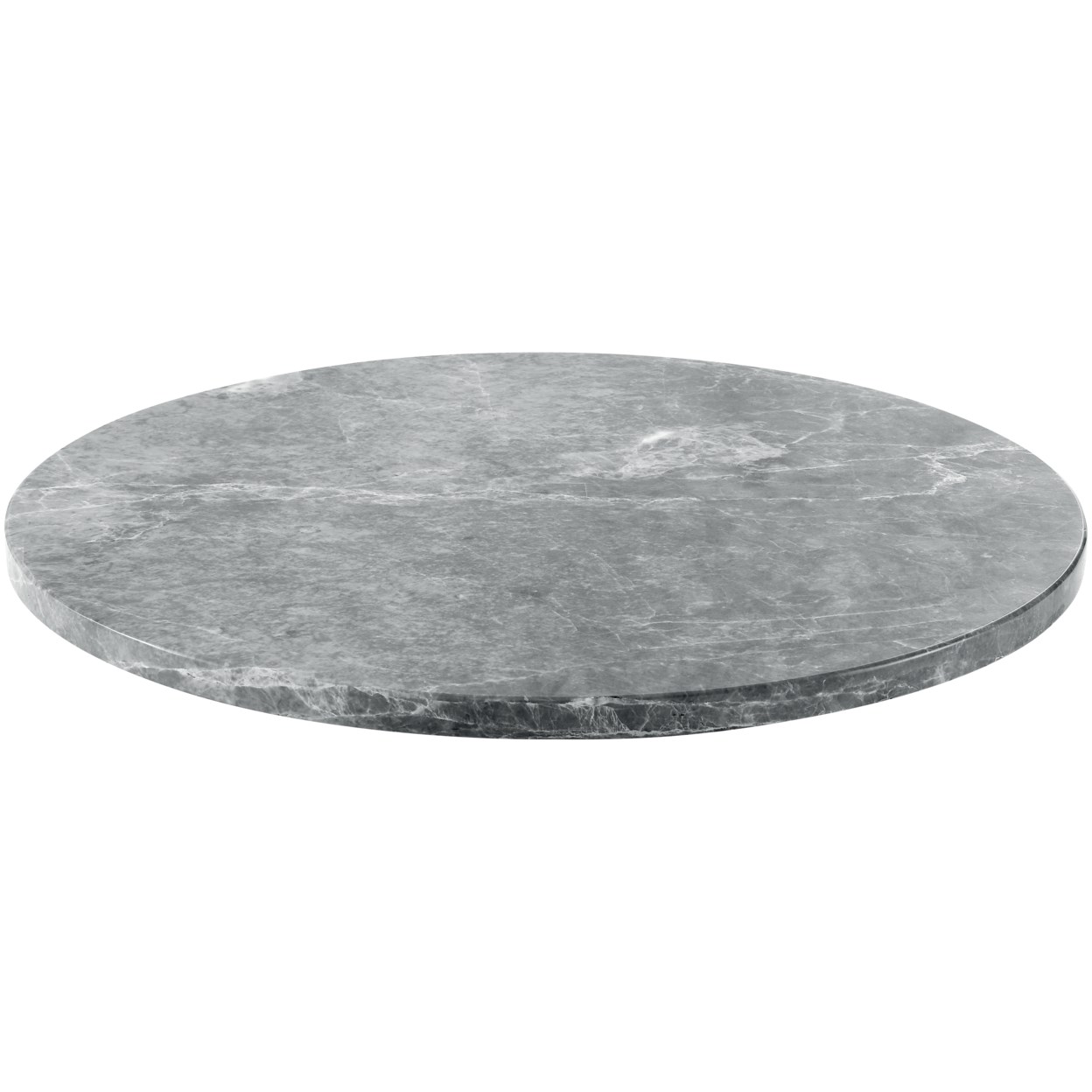 Prime Kaza Kaza Round Gray Marble Lazy Susan