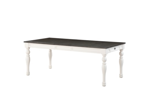 Dining Room Table with Turned Legs