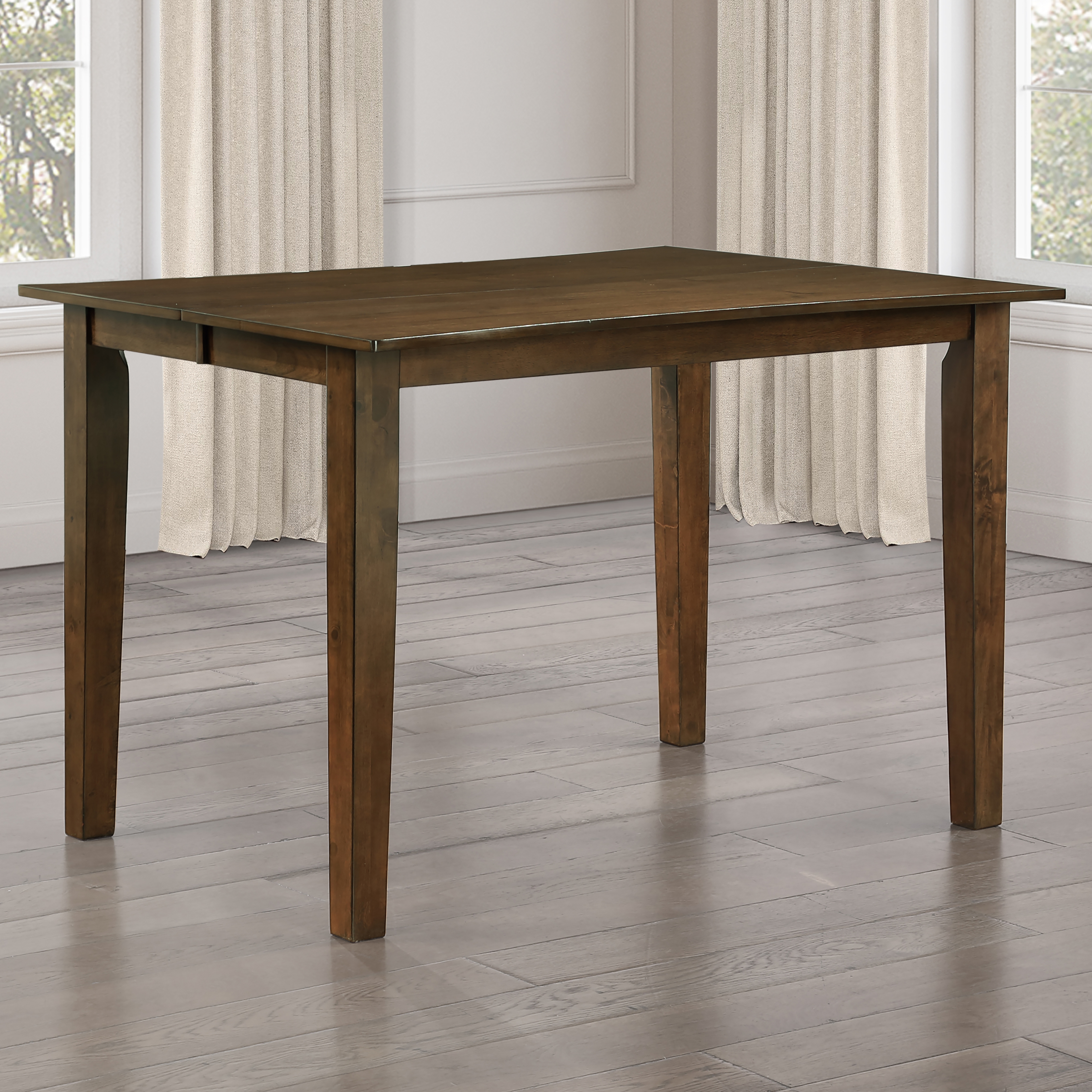 7-pc. Counter Set w/Slat-Back Stools