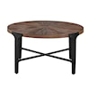 Prime Chevron Round Cocktail Table