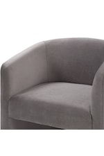 Prime Iris Iris Contemporary Upholstered Dining Accent Chair - Cocoa