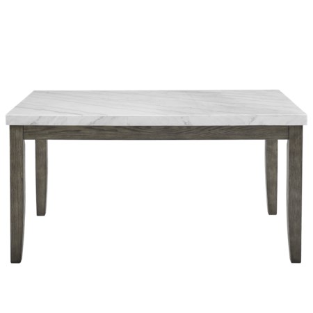 Guangxi White Marble Top Dining Table