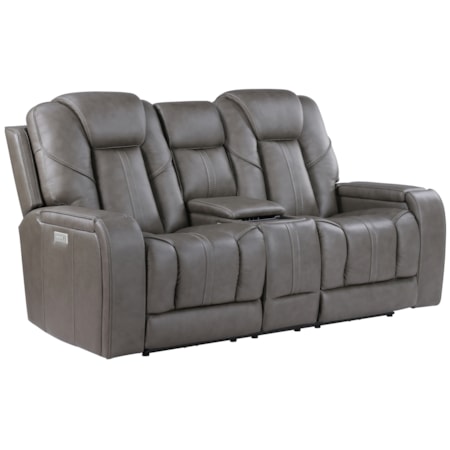 Triple-Power Theater Loveseat w/Console