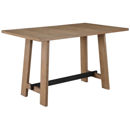 60" Rect. Counter-Height Trestle Table