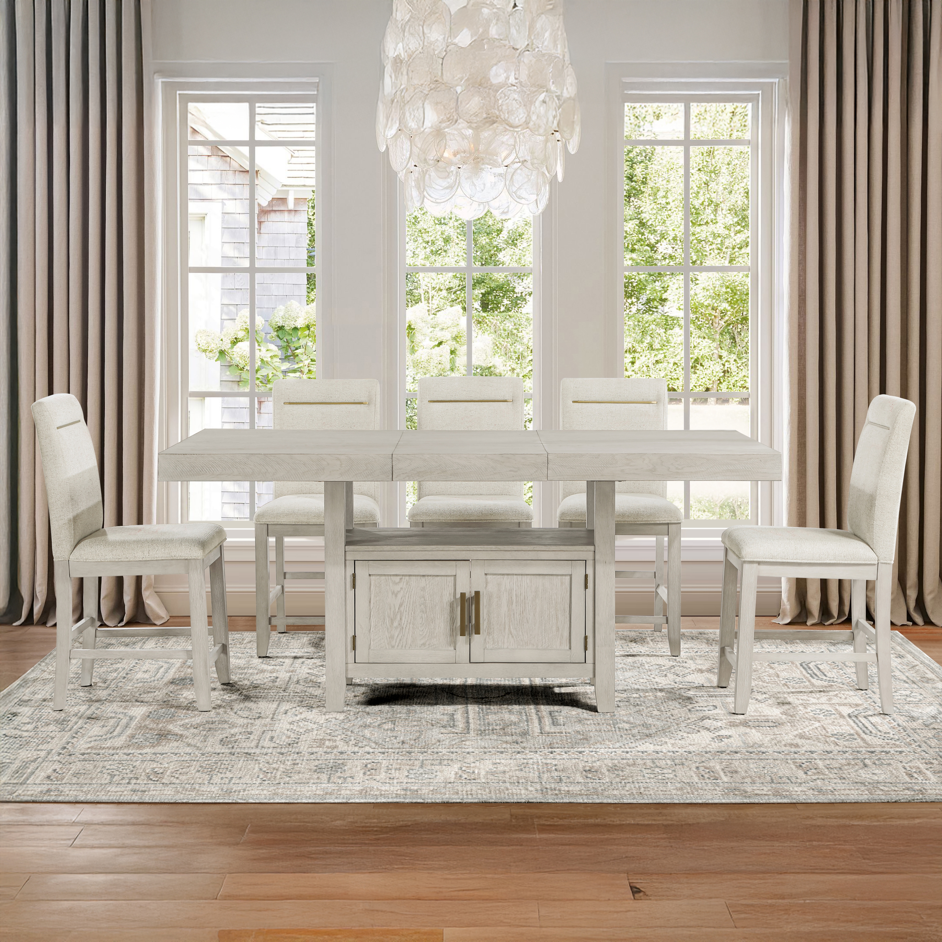 Garland Sand 7Pc Counter Dining Set