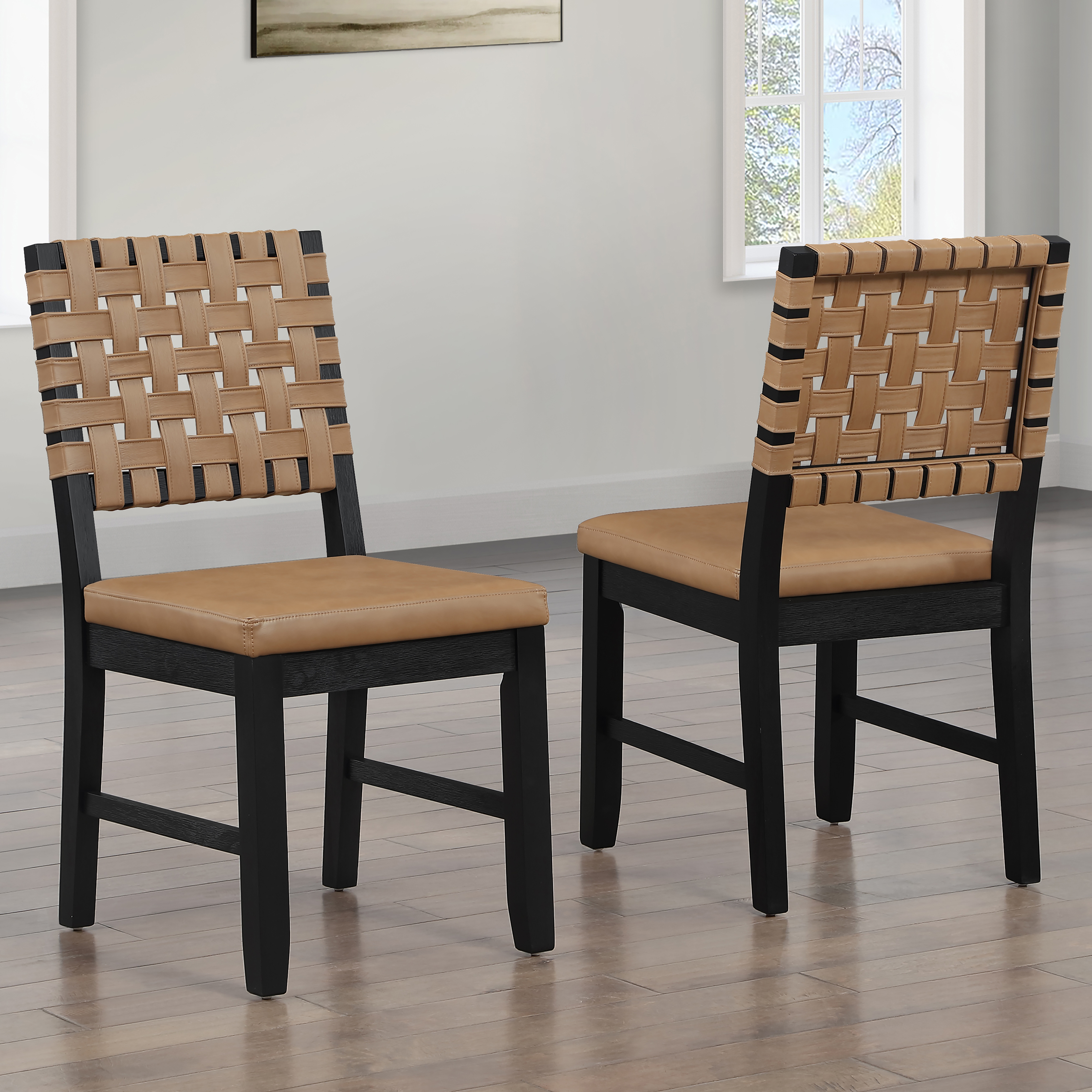 Steve Silver Reid 7-pc. Extension Dining Set w/Web-Back Chairs