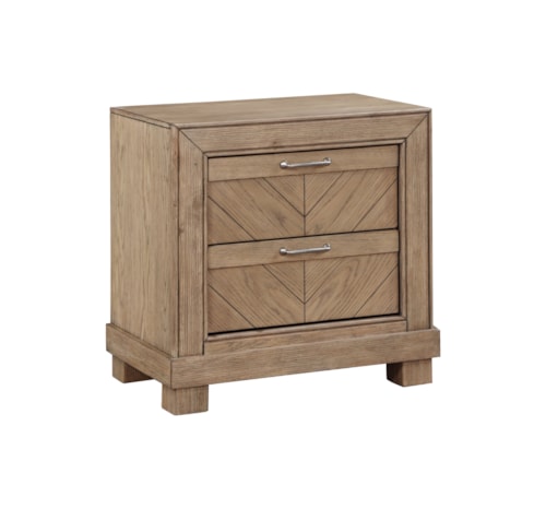 Montana 2-Drawer Nightstand - Sand