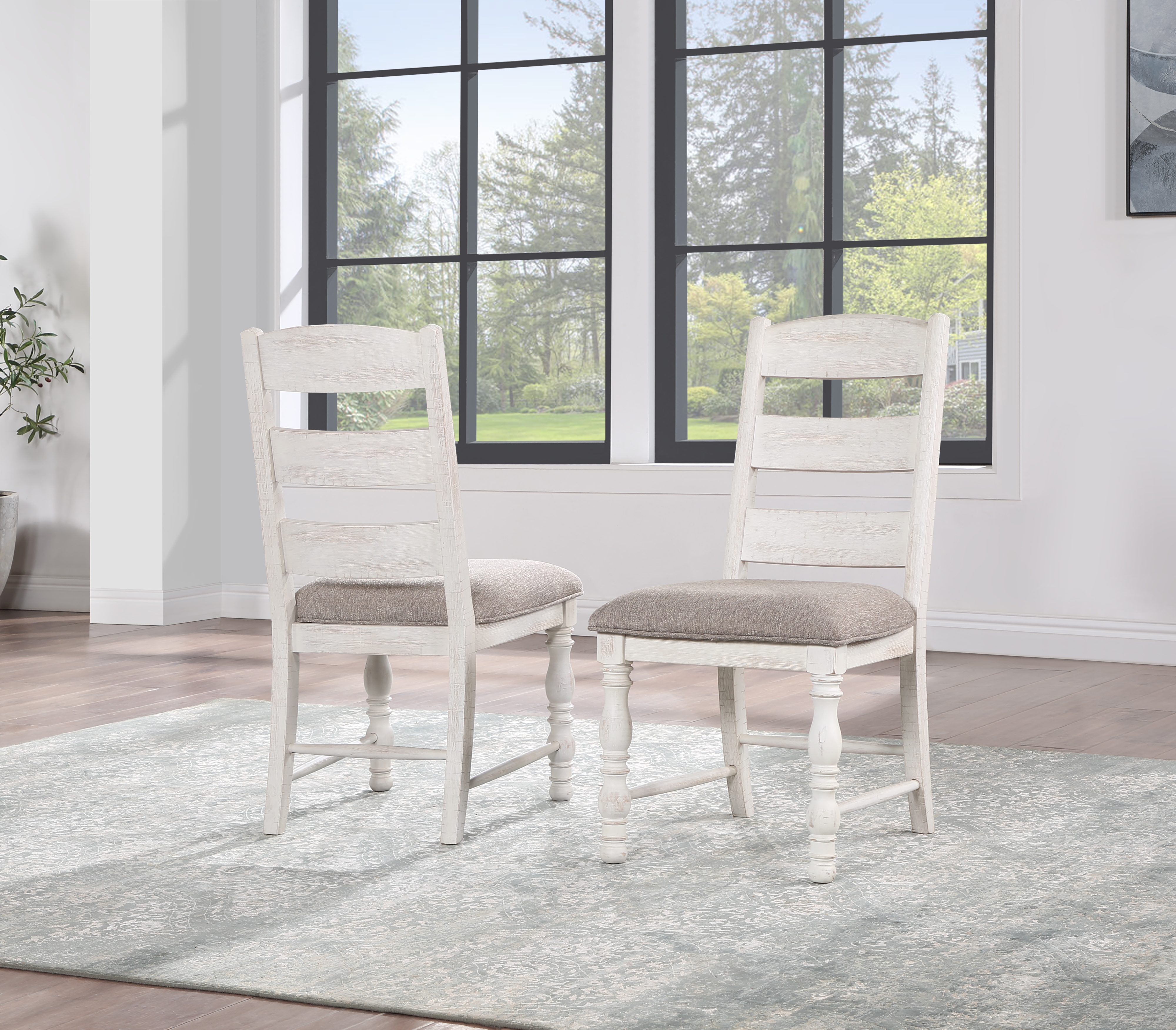 Steve Silver Heston Dining Side Chair with Upholstered Cushion