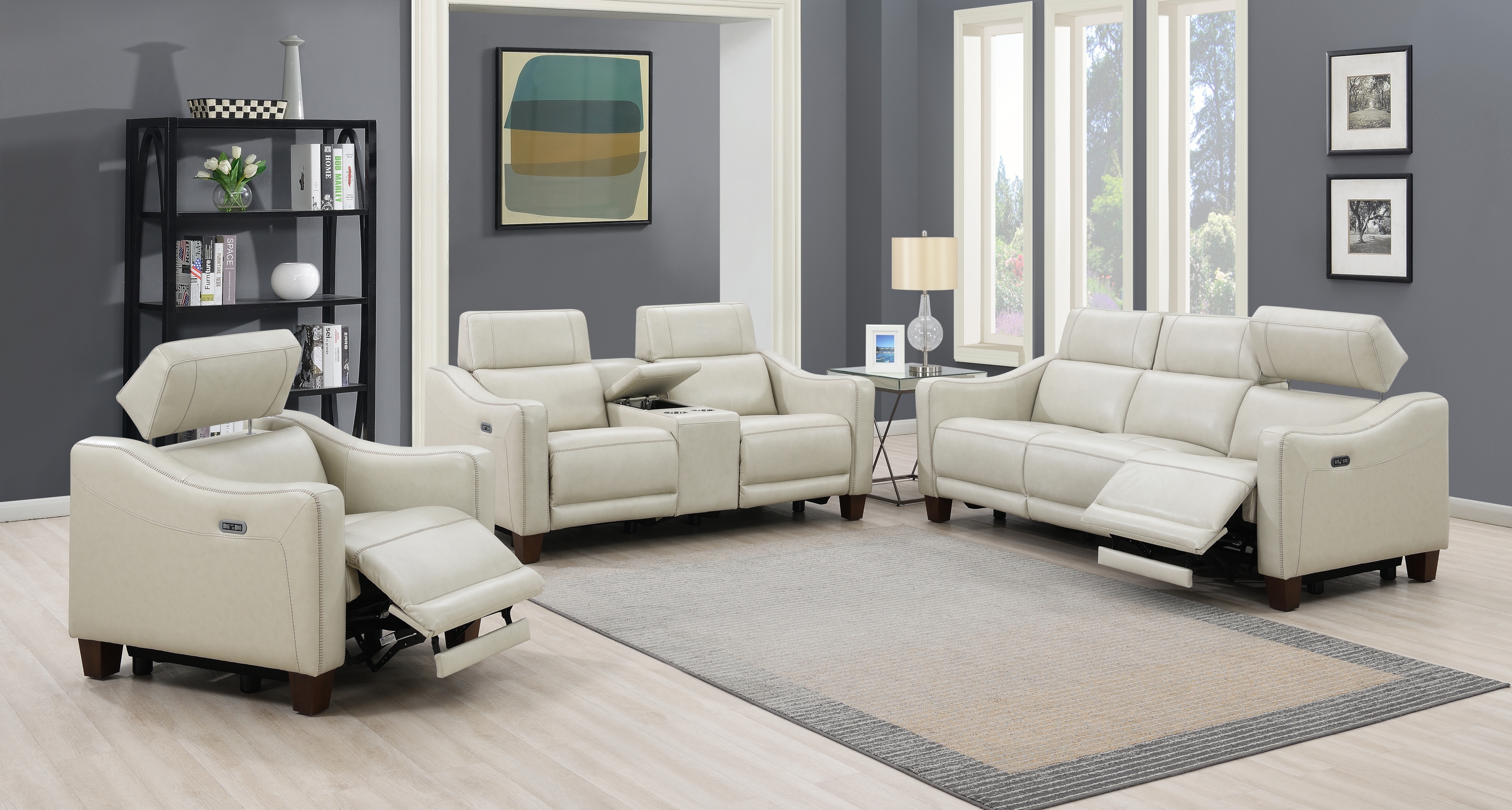 Steve Silver Giorno 3-Piece Power Reclining Living Room Set