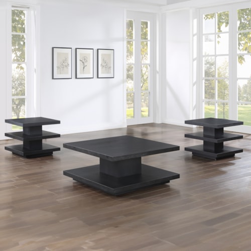 Contemporary 3-Piece Occasional Set