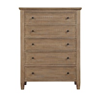 Riverdale Rustic 5-Drawer Bedroom Chest