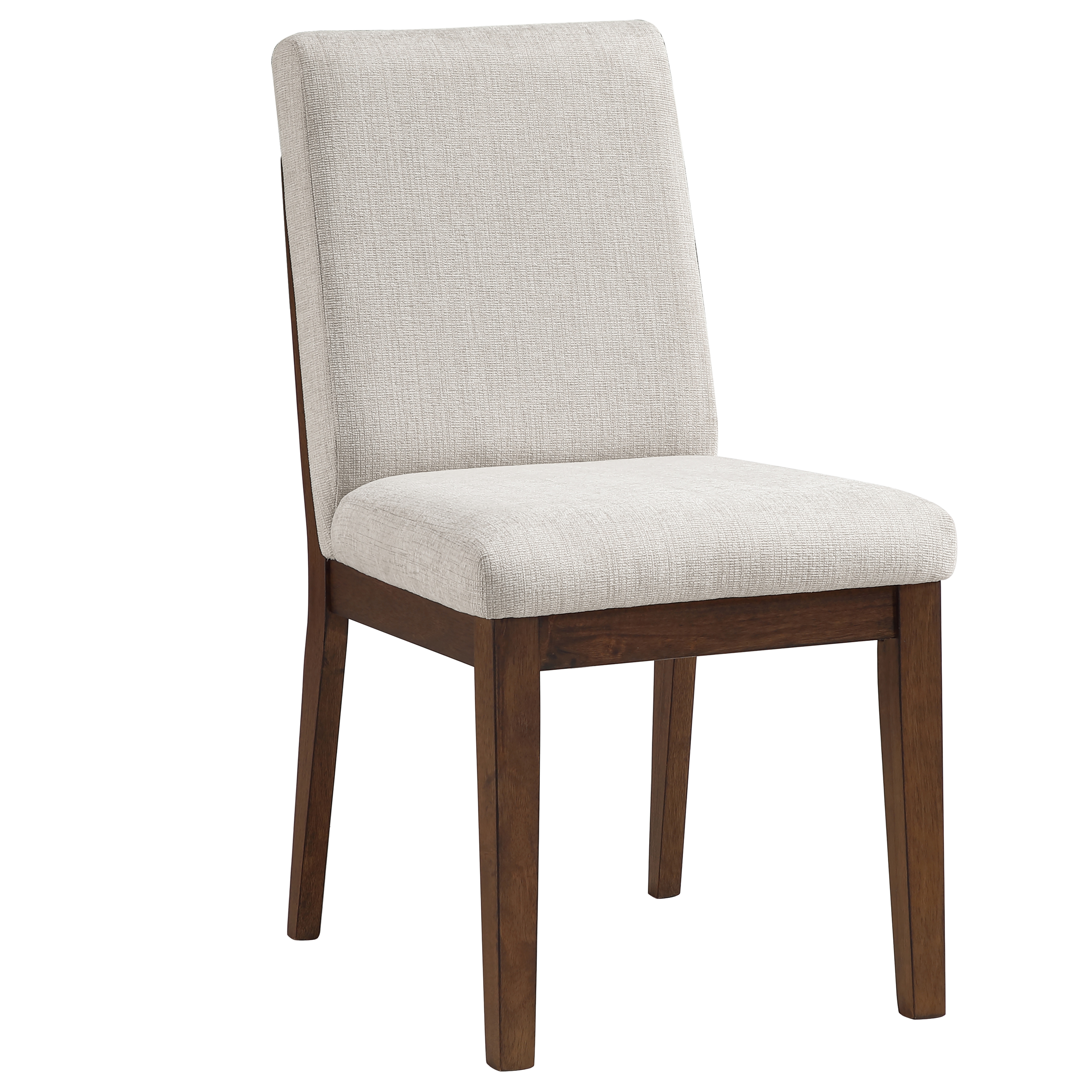 Upholstered Side Chair w/Wood-Trim Back