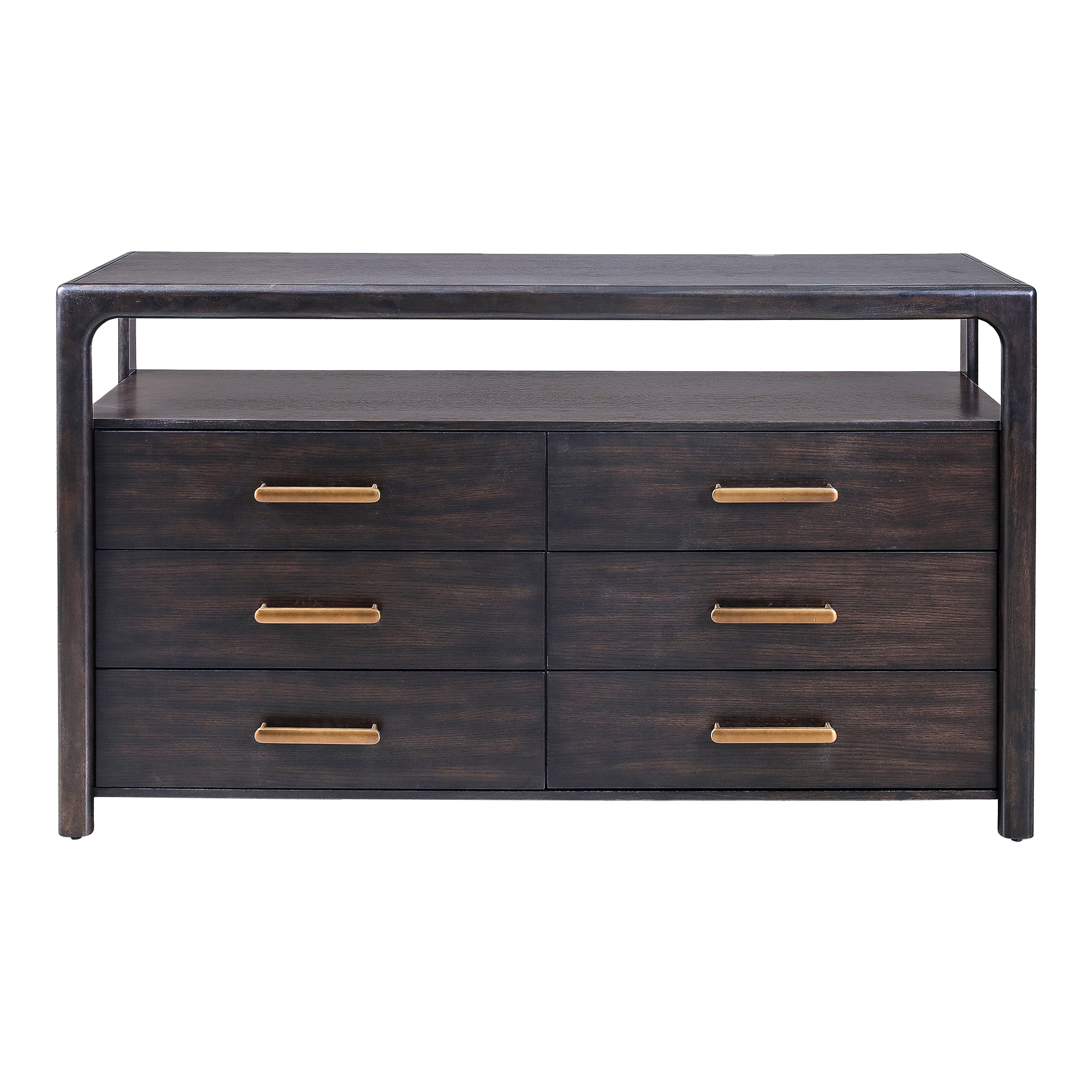 Steve Silver Sigmund 6-Drawer Dresser w/Open Shelf