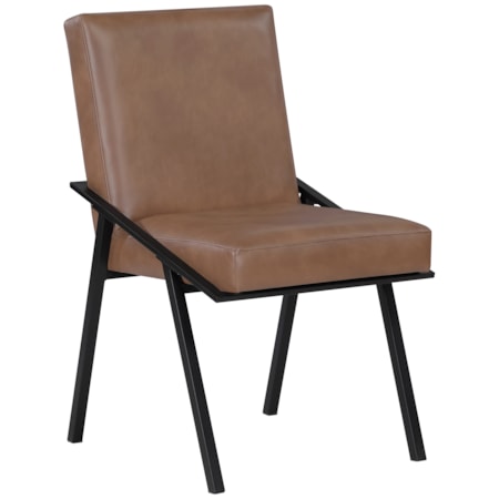 Faux-Leather Versatile Side Chair