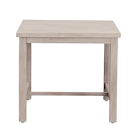 Blakely Outdoor Coastal Aluminum End Table