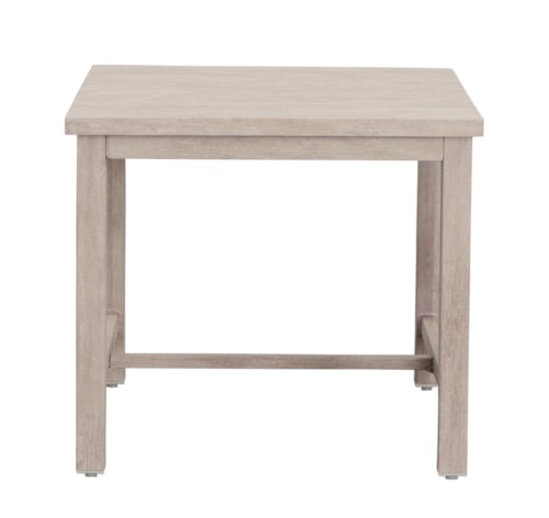 Blakely Outdoor Coastal Aluminum End Table