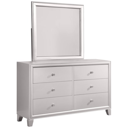 Dresser & Mirror Set