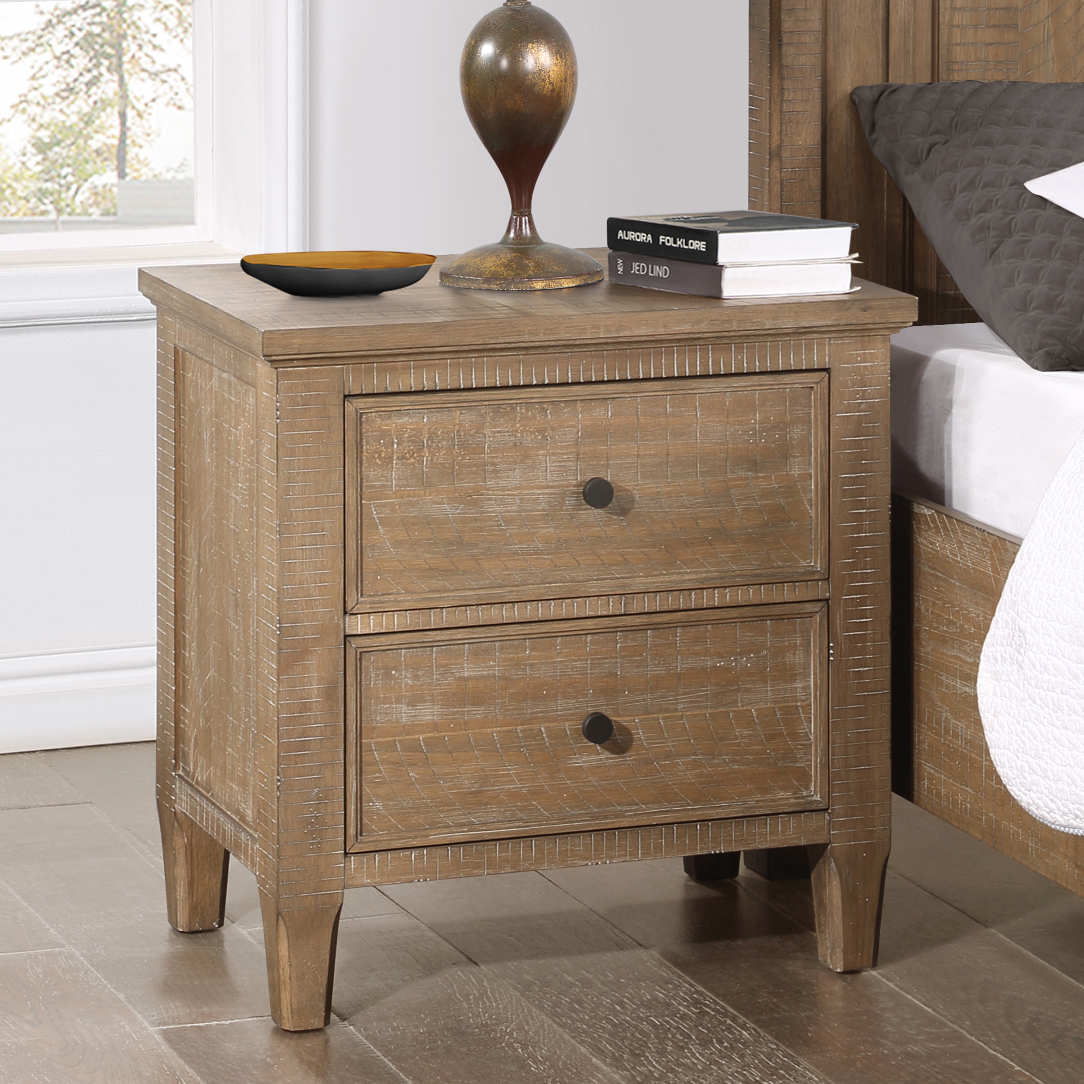 2-Drawer Nightstand