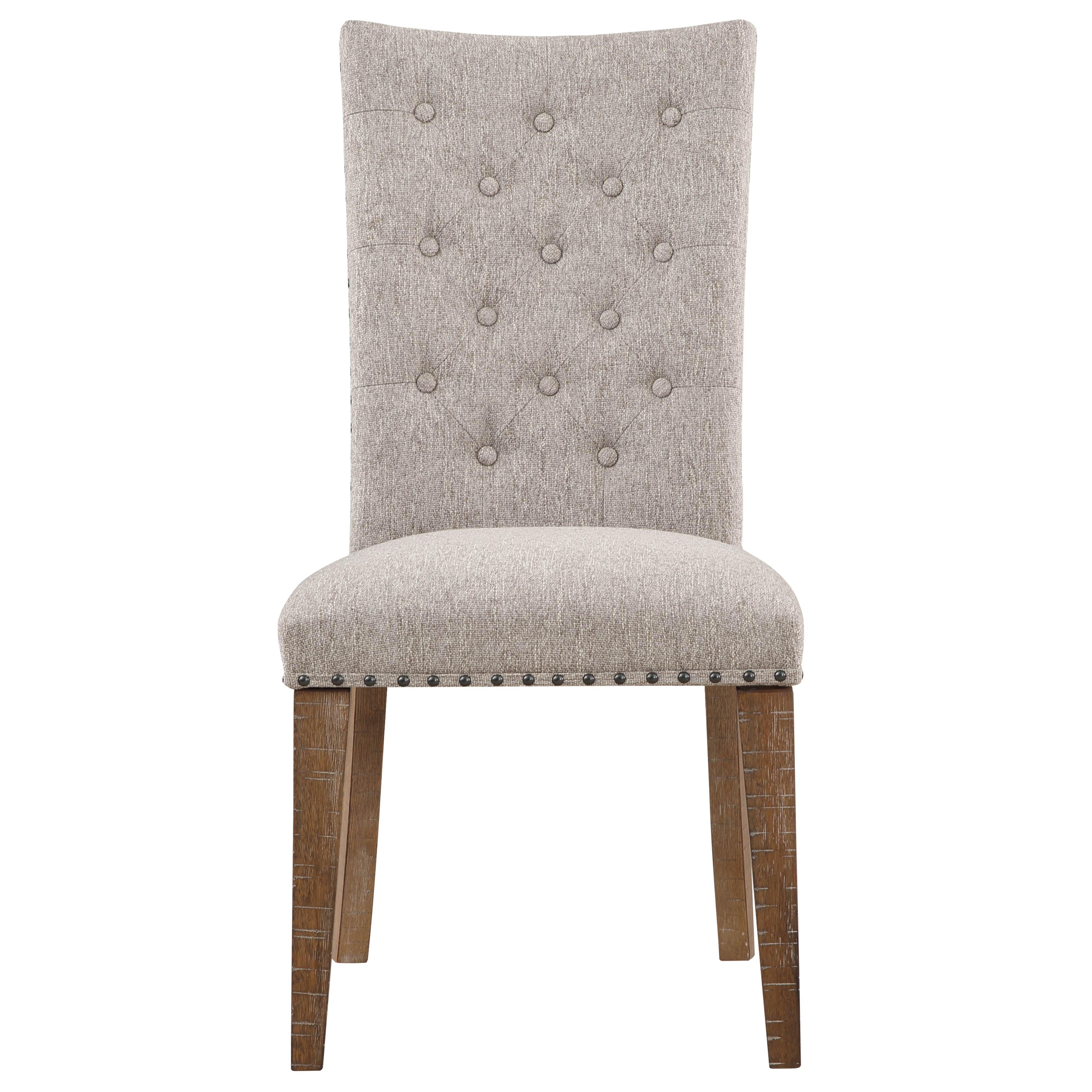 Upholstered Dining Side Chair with Tufting