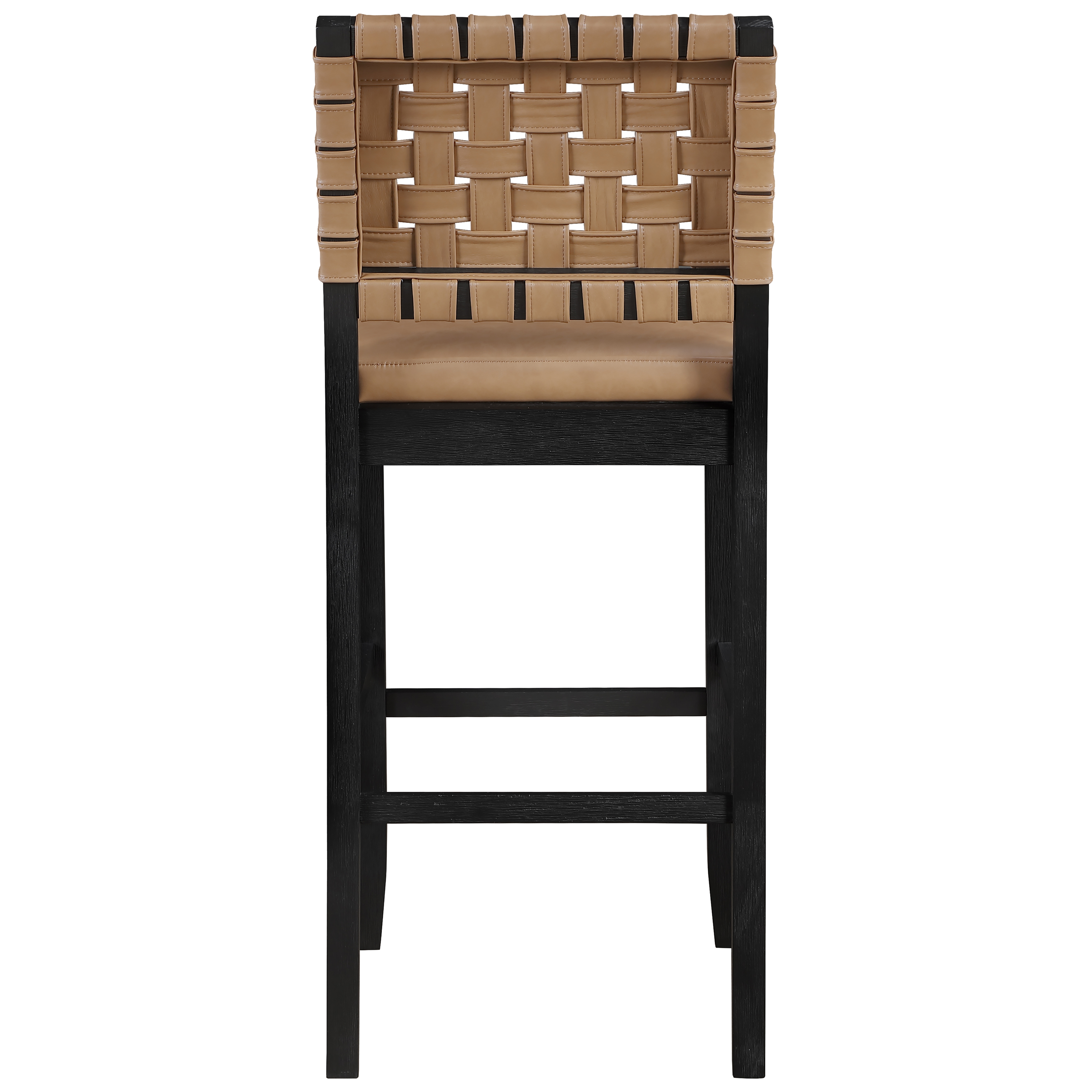 Steve Silver Reid Upholstered Webbed-Back Bar Chair