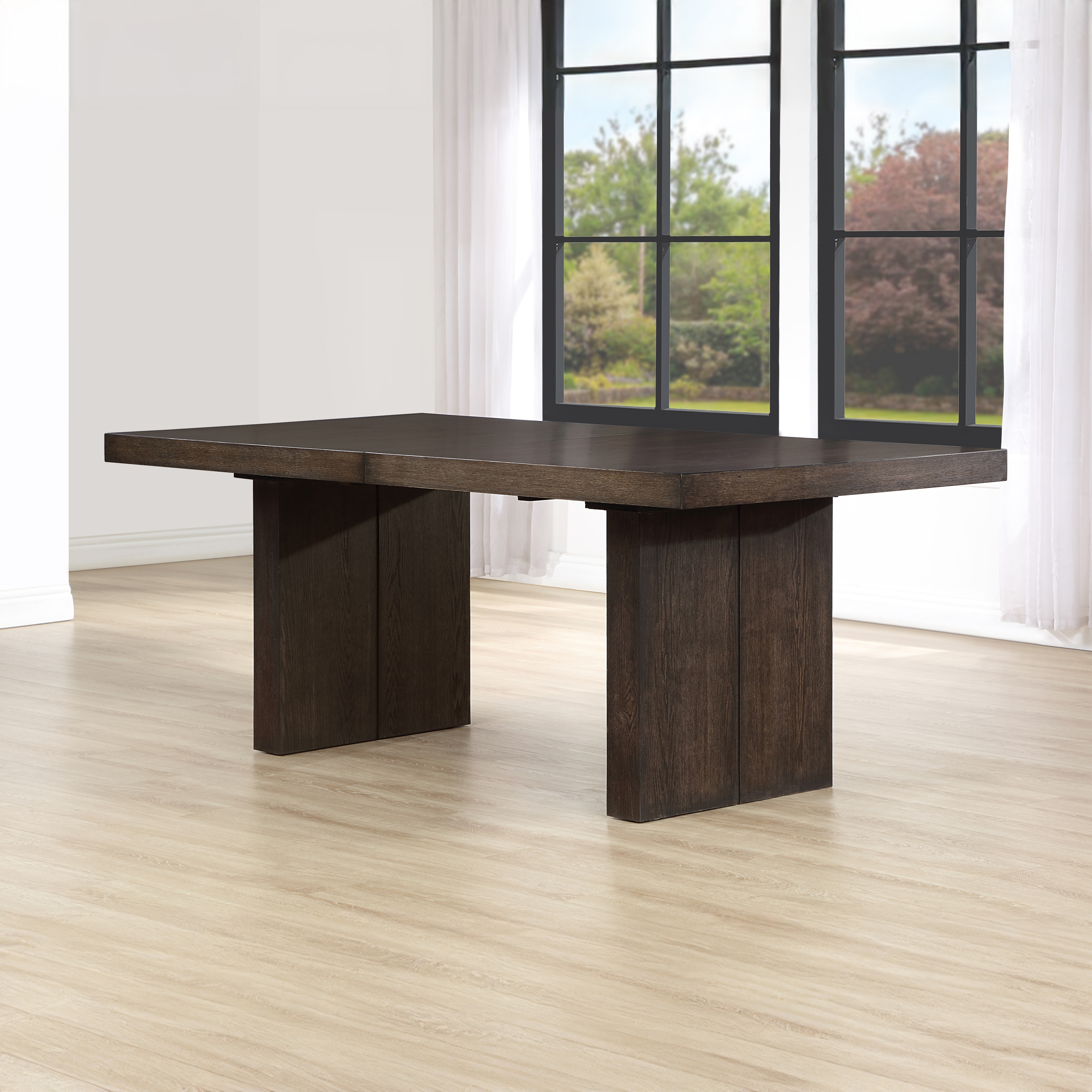 Steve Silver Evan Evan 6-Piece Table Set W Green Chairs Be
