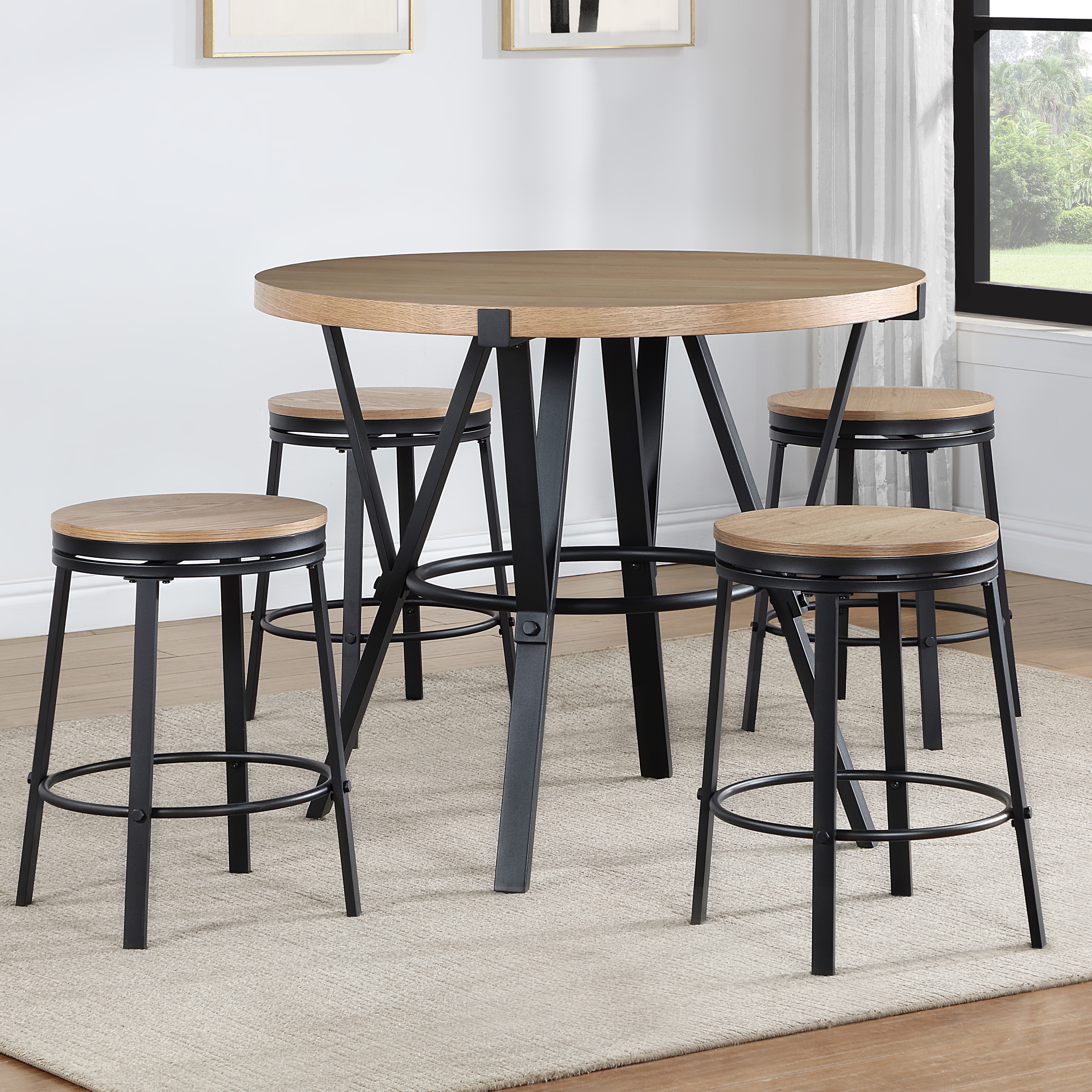 Steve Silver Magnolia Round Counter Height Table